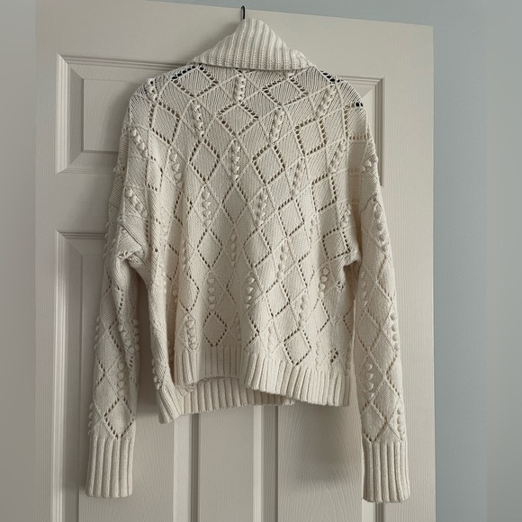 LOFT Textured Turtleneck Sweater - Picture 3 of 5